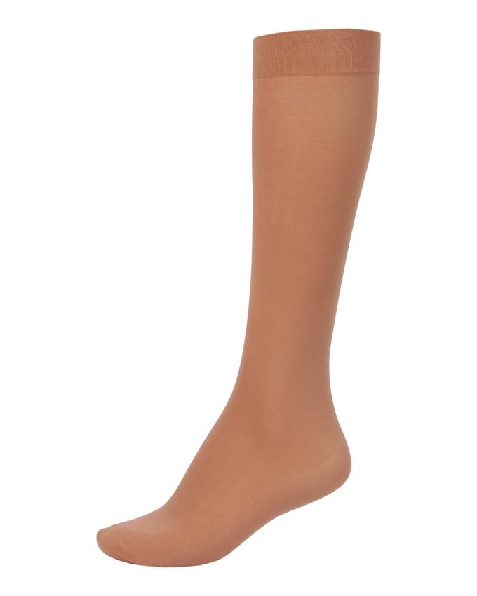 Najlonske dokolenice u boji kože 5572